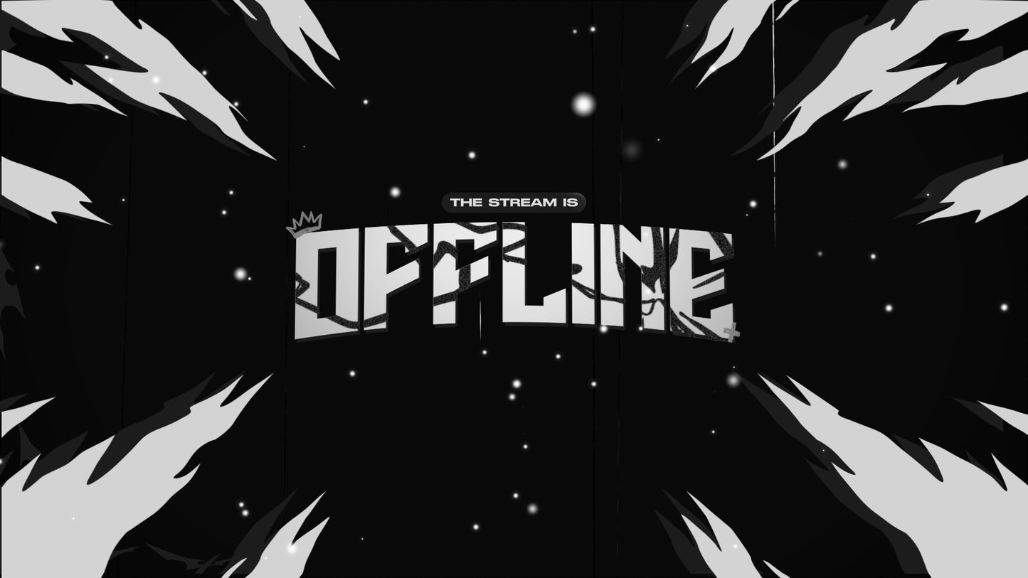 Monochrome Animated Stream Pack